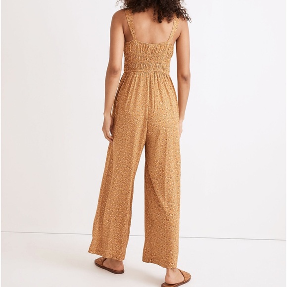 Madewell Sophia floral wide-leg jumpsuit - Picture 3 of 7